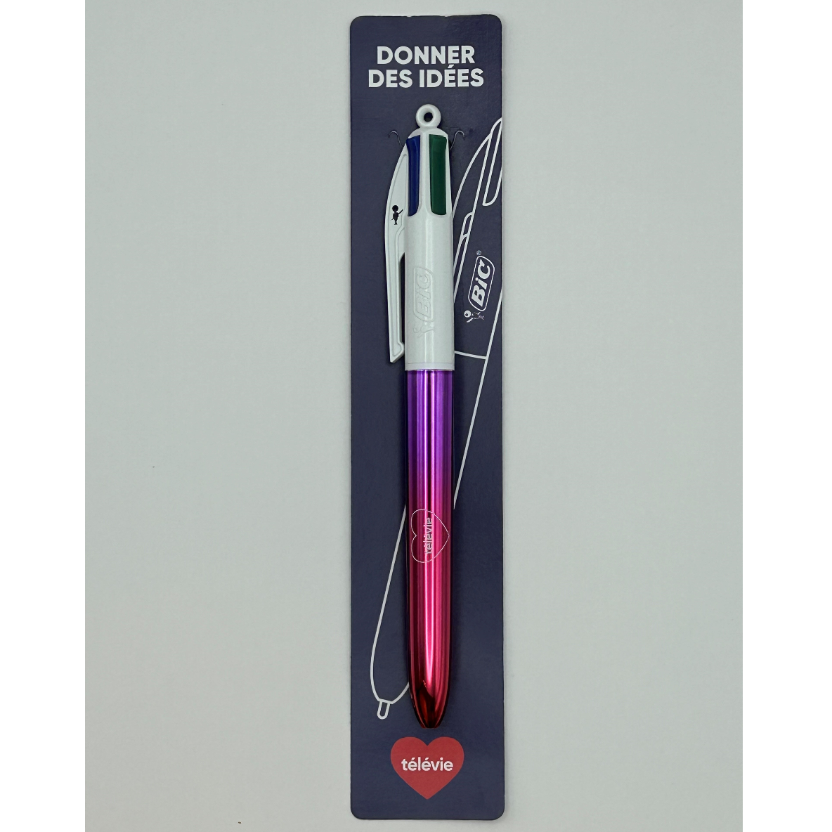 đž Le Stylo BIC 4 Couleurs â Ădition TĂ©lĂ©vie 2025 đ