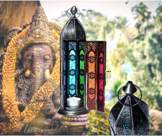 🕯️ Lanterne Chakra • Équilibre & Lumière 🌈
