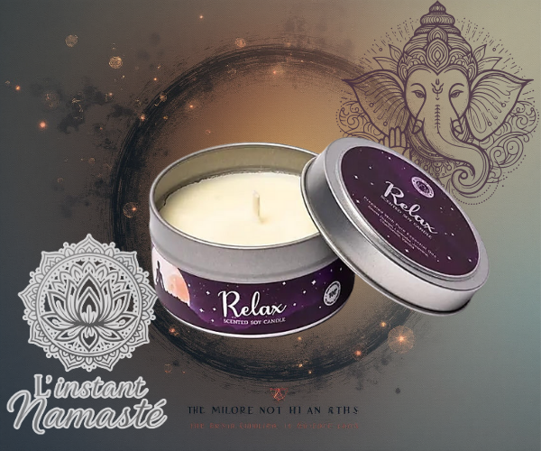 đż Bougie de Soja ParfumĂ©e Relax â 80 g