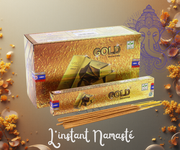 âšđŻïž Encens Satya «Gold» â 12 Ă 15 g