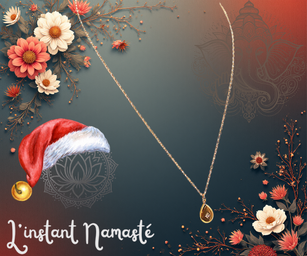 💎 Collier Éclat Doré – Nacre & Zircon ✨