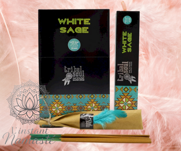 🌿 Encens Tribal Soul – Sauge Blanche