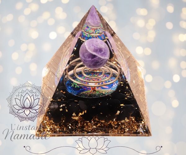 🌿 Orgonite “Arbre de Vie” – 60 mm 🌿