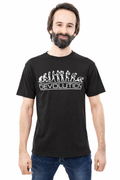 👕 T-shirt humoristique “Devolution" - Noir - Taille L