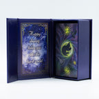 🧙‍♀️ Tarot “Sorcière Mystique” – Purple Foil – 78 Cartes + Livret ✨ Magie • Intuition • Rituel – L’Instant Namasté Herve
