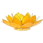 Eclairage ambiance Lotus 3° Chakra jaune & or ou argent