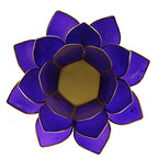 Eclairage Lotus 6° Chakra indigo & or ou argent