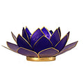 Eclairage Lotus 6° Chakra indigo & or ou argent