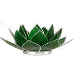 Eclairage Lotus 4° Chakra vert & or ou argent