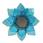 Eclairage Lotus 5° Chakra bleu & or ou argent