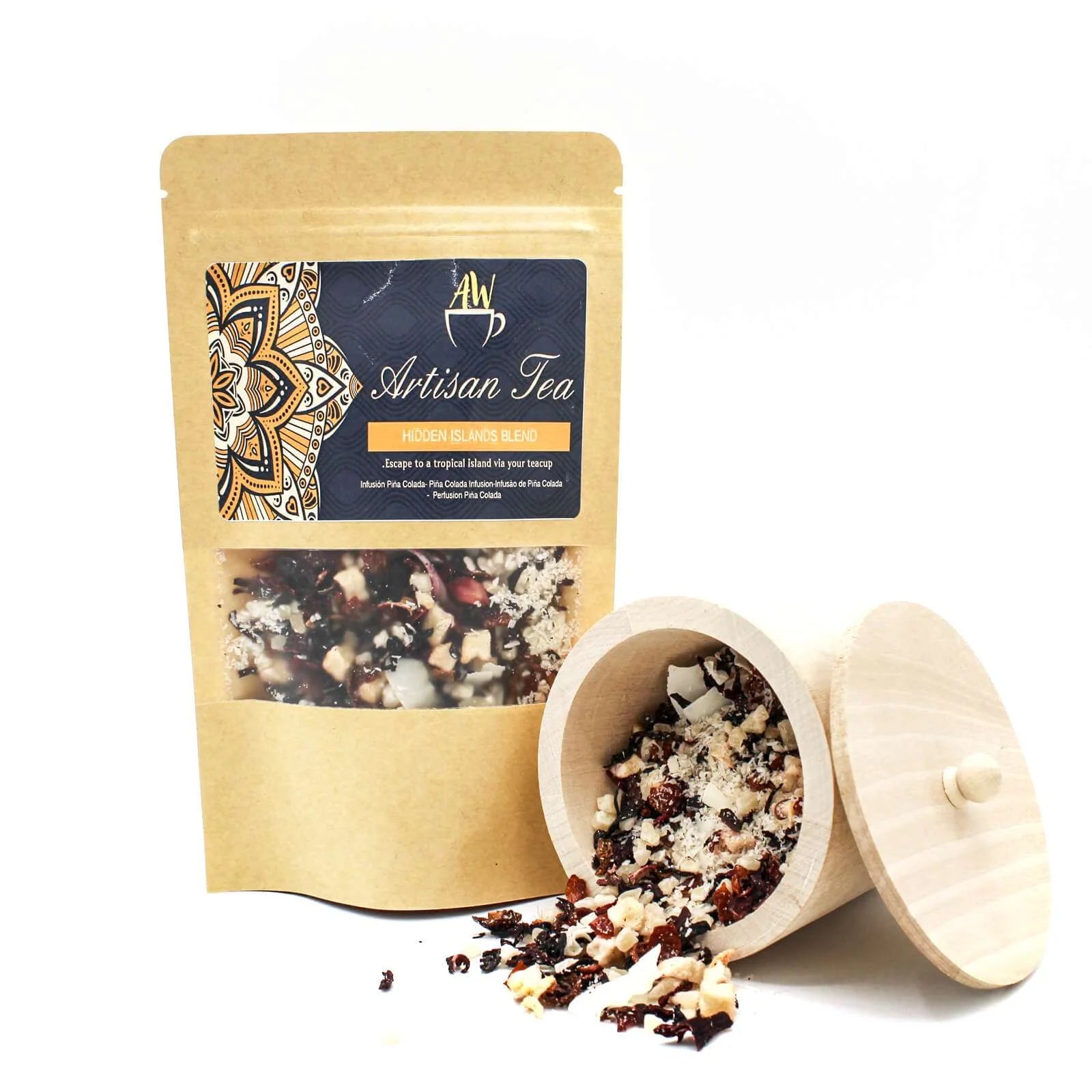 🌴 Infusion « Mélange des Îles Cachées » — 50 g 🍍🌺