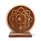 Lampe en Sel de l’Himalaya – Phases de la Lune 🌙✨