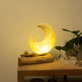 Lampe DriftGlow Demi-Lune Craquelée