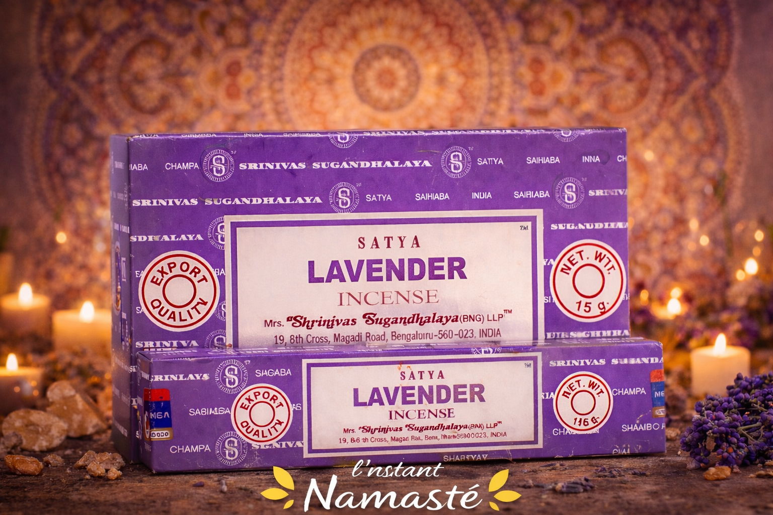 💜 Encens Satya Lavande – 15g