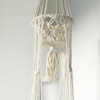🌿 Suspension Macramé Double – Pots pour Plantes