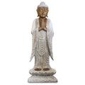 🪷 Statue Bouddha Debout en Bois Suar – 1 mètre 🌸