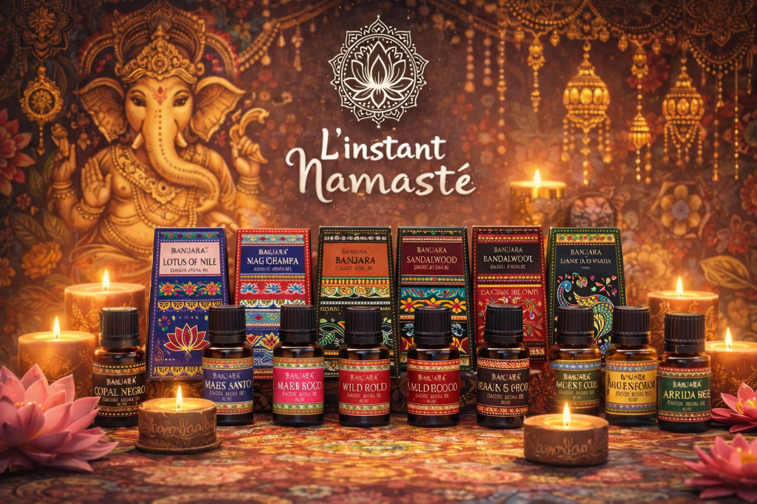 Huiles de Parfum Indiennes Banjara 🌿