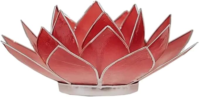Eclairage Lotus 1° Chakra rouge & or ou argent
