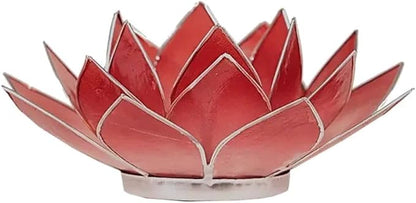 Eclairage Lotus 1° Chakra rouge & or ou argent