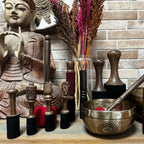 Bâton en Bois Sculpté – 14 cm – Motif Éléphant - Sur commande