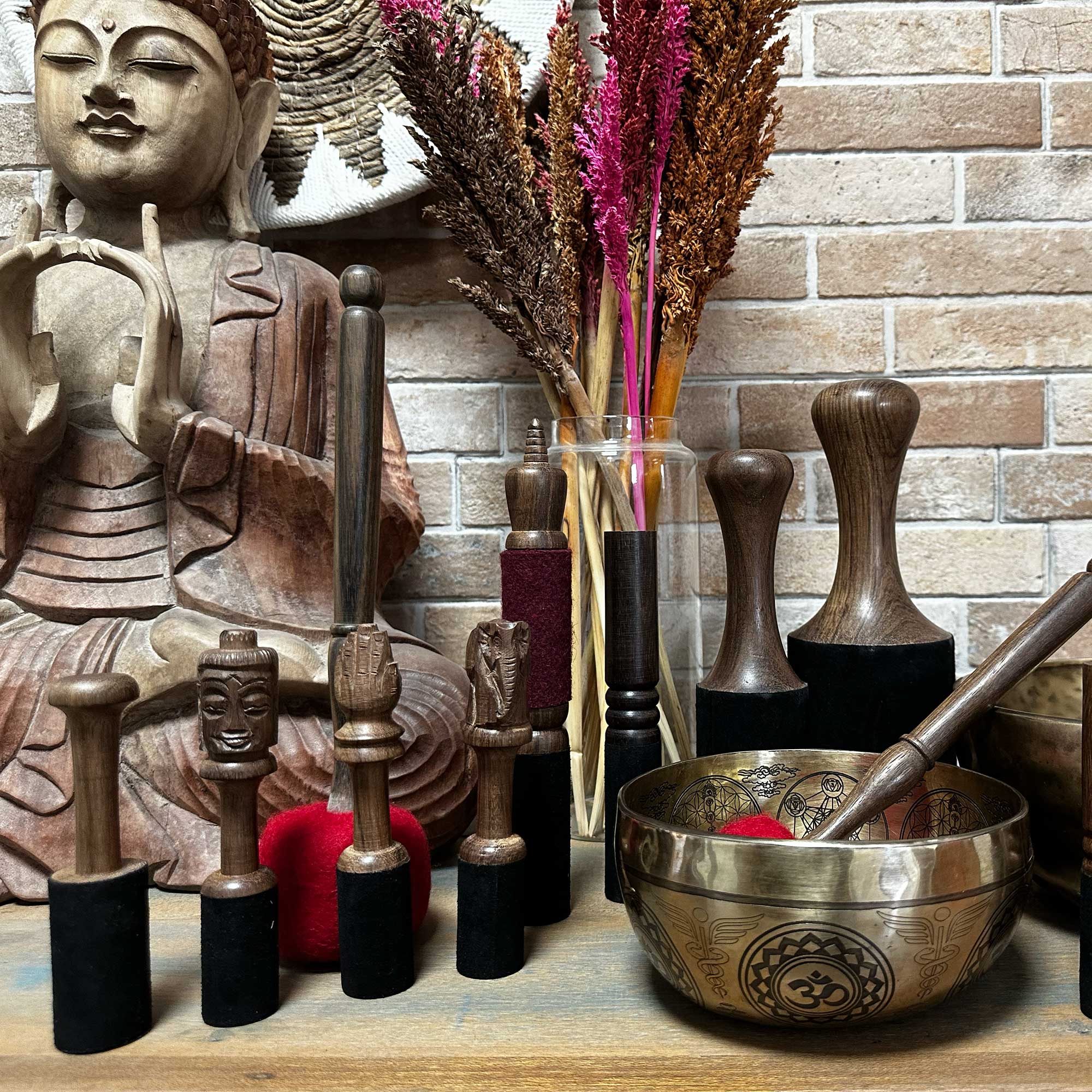 Bâton en Bois – 13 cm – Manche Tube - Sur commande