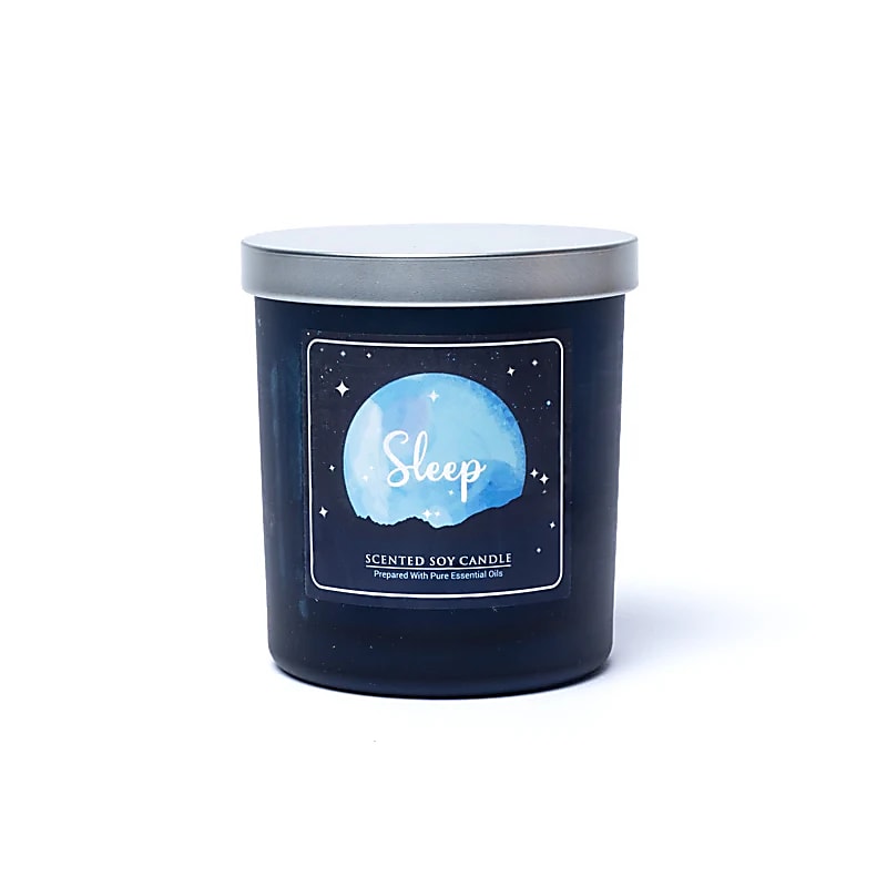 🌙 Bougie d’intention Sleep – Verre 200 g