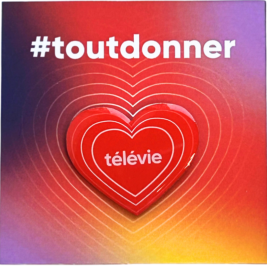 💖 Pin’s Télévie – Le Cœur qui fait battre l’Espoir