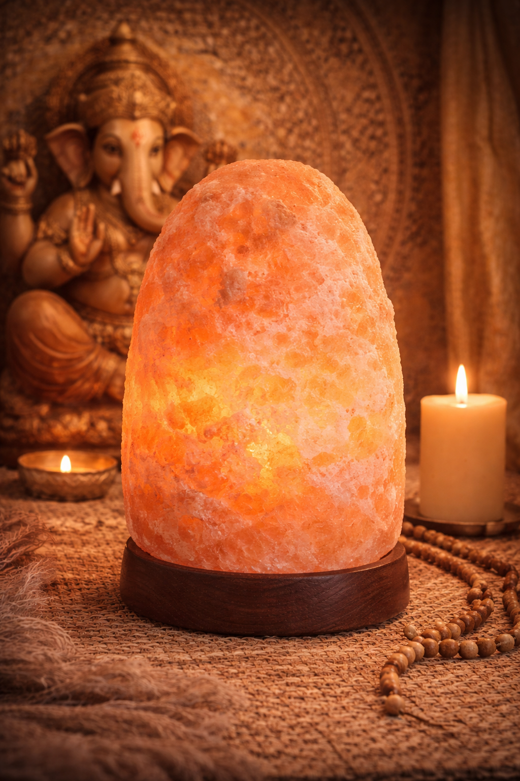 ✨ Lampe de Sel Himalaya Brute 7–10 kg – Lumière Naturelle & Harmonie 🌿