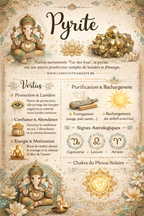 ✨ Coffret Encens & Cristal de Pyrite – Cannelle