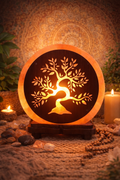 🌳 Lampe de Sel « Arbre de Vie » 🌿💫