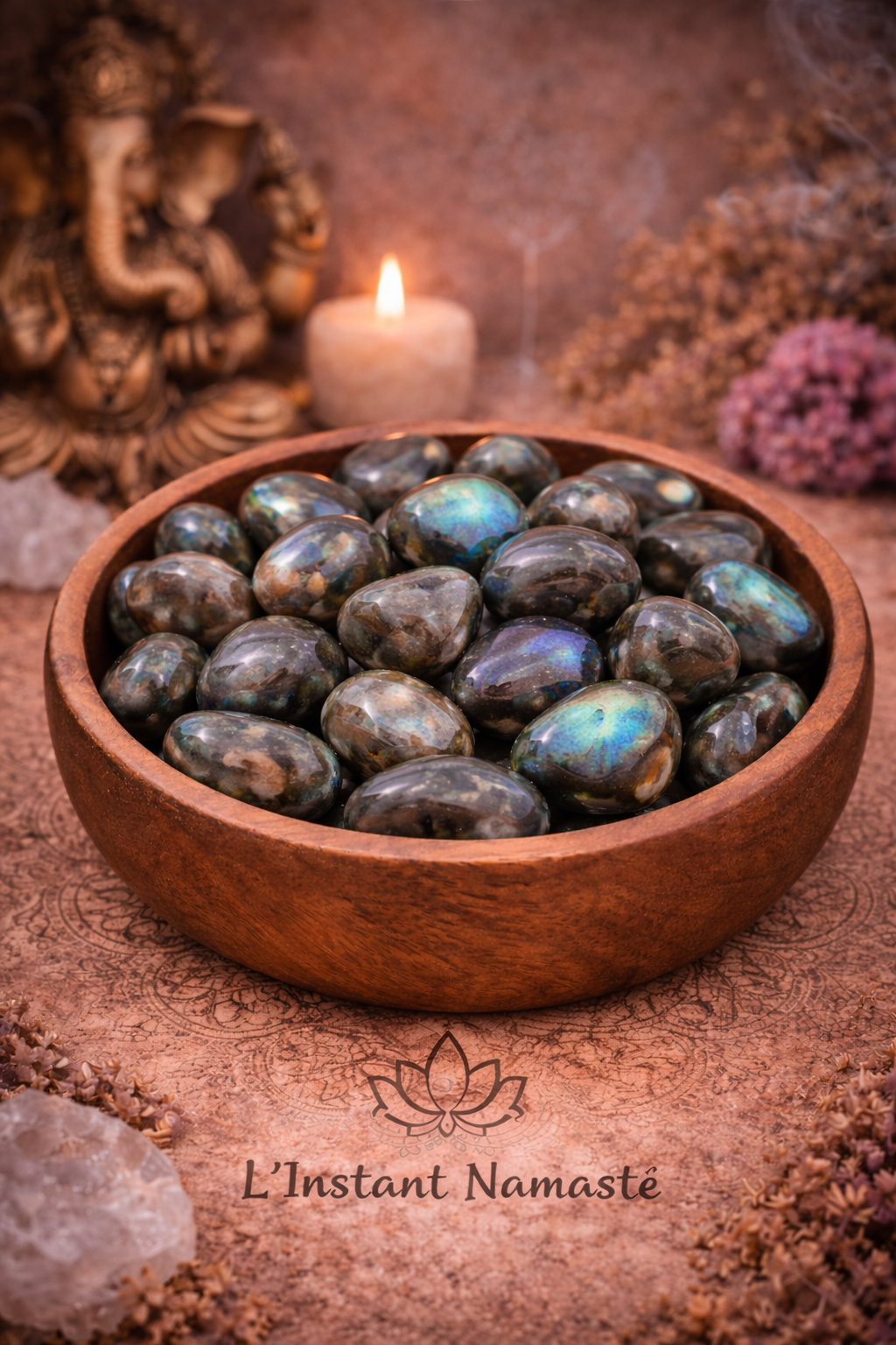 💎 Pierre roulée Labradorite A