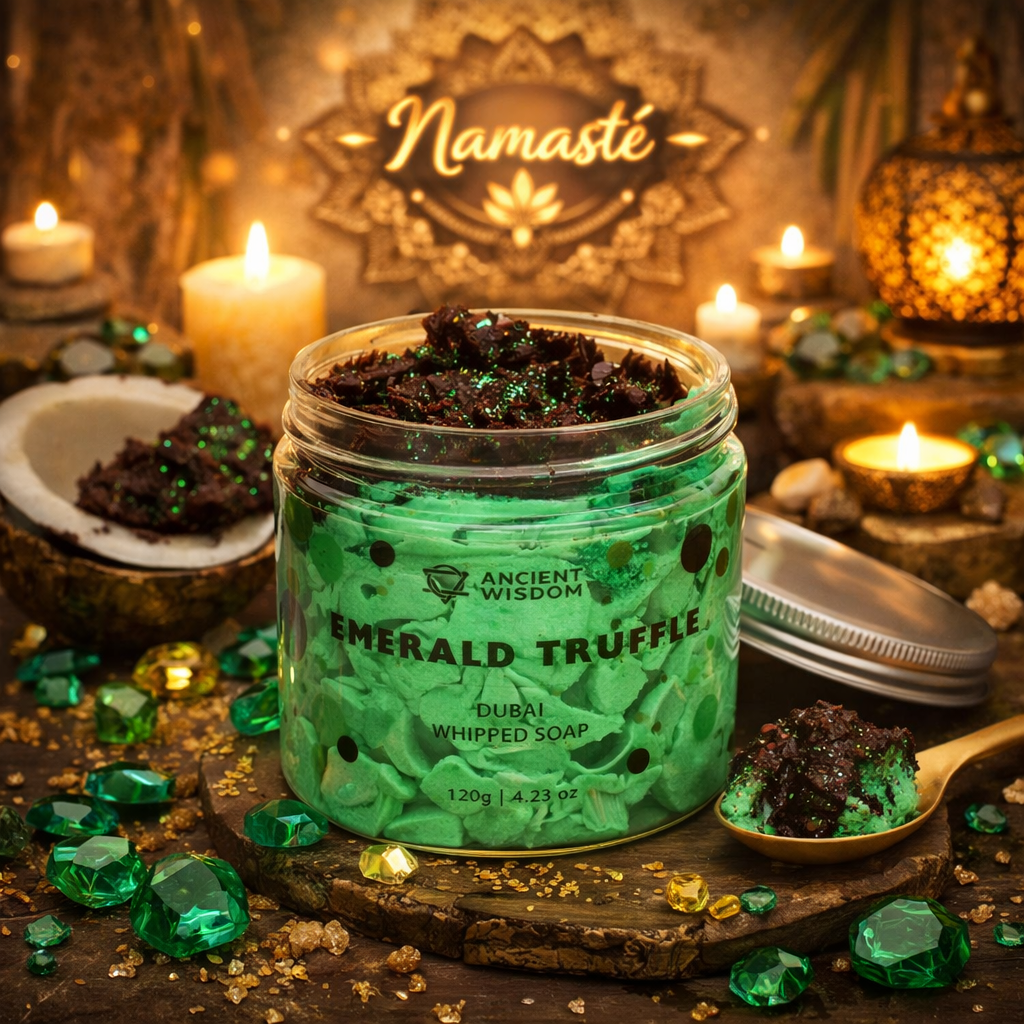💚 Savon Fouetté Truffe Émeraude – Rituel de Luxe & d’Harmonie
