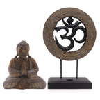 ✨ Ensemble Bouddha Feng Shui – Om – Gris & Noir