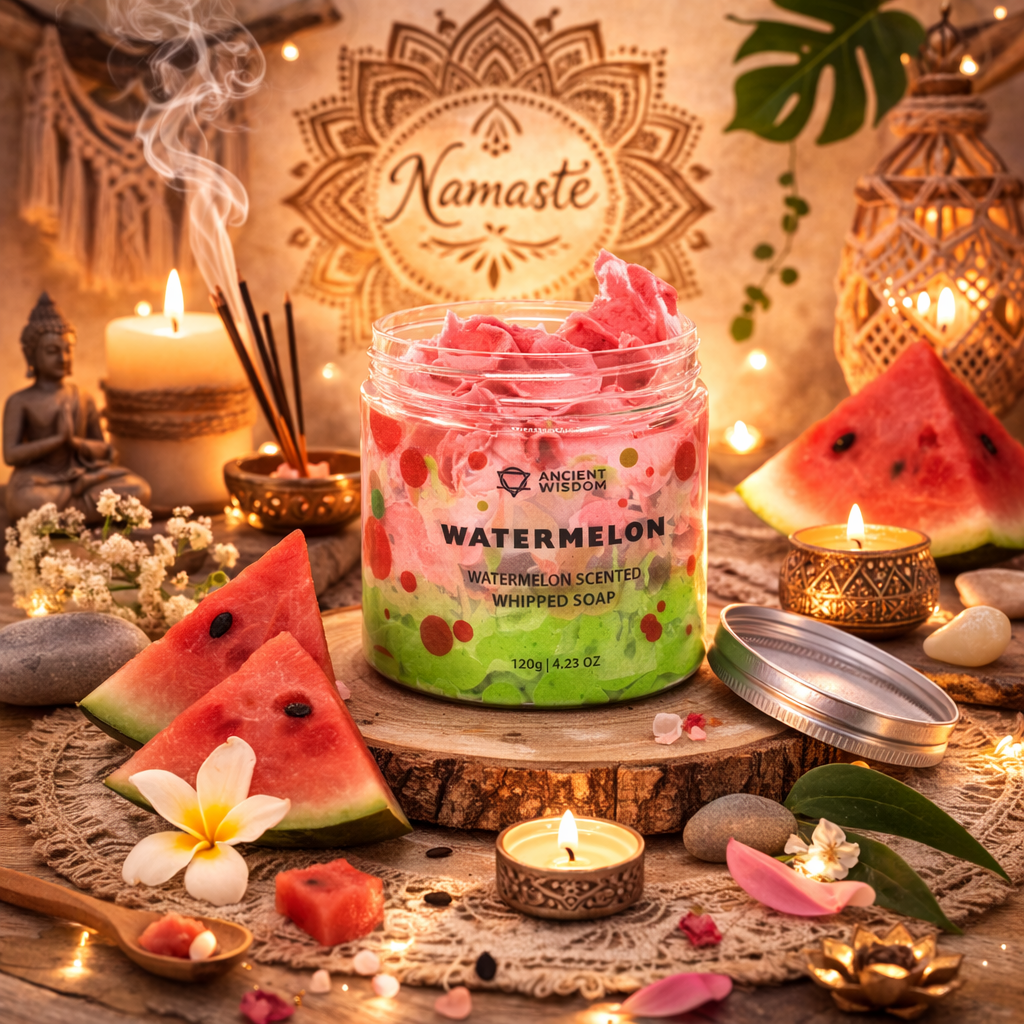 🫧 Savon Fouetté Rituel – Nuage de Pureté & Douceur 🍉 Pastèque 🍉