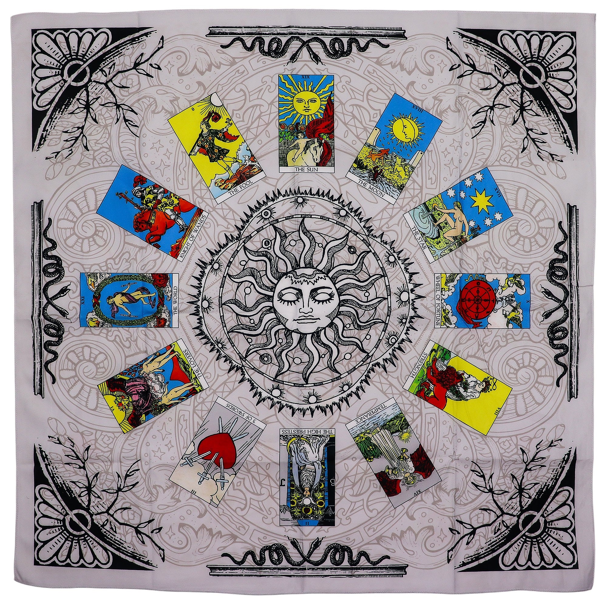🔮 Tapis de Tirage Tarot – 75 × 75 cm