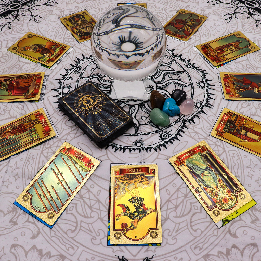 🔮 Tapis de Tirage Tarot – 75 × 75 cm