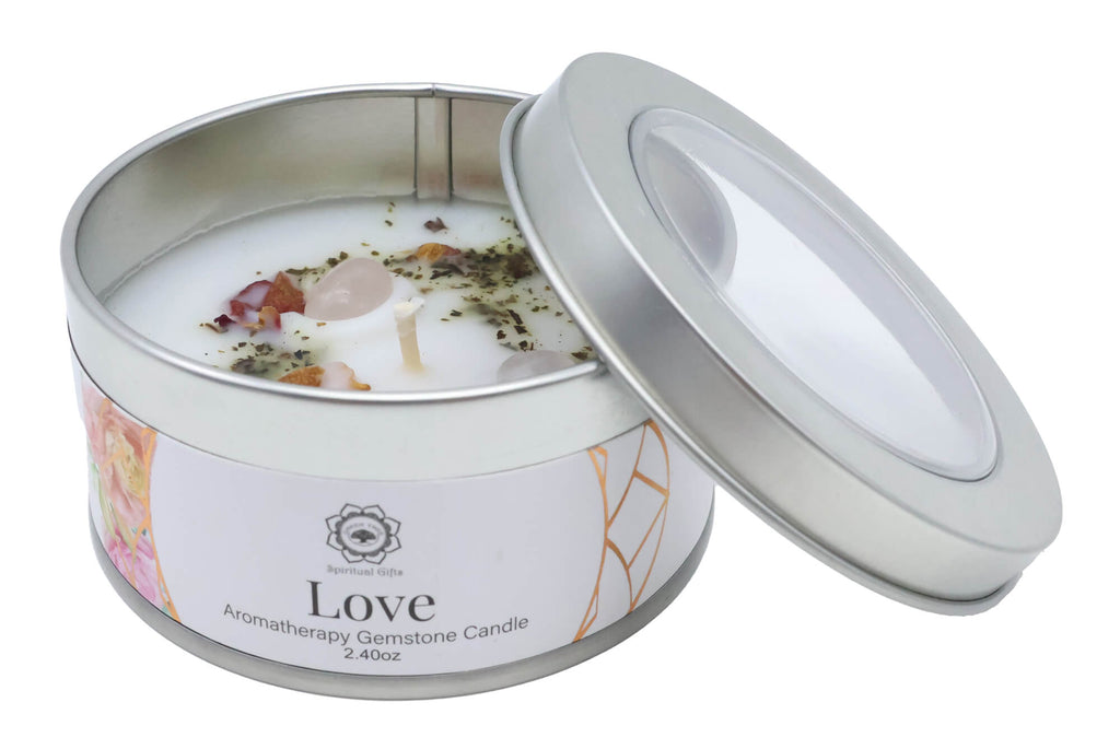 Bougie Rose & Quartz Rose – Amour 💗