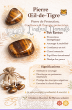 🐅 Bracelet Œil-de-Tigre – Perles naturelles 6 mm