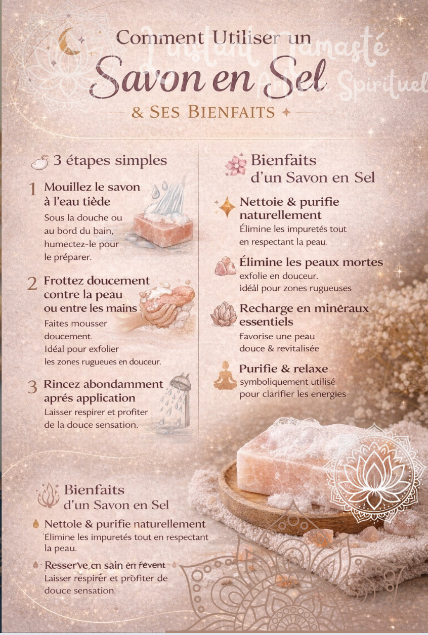 🛁 Savon de Sel Rectangulaire Himalaya 200 g – Pur & Énergisant