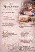 🕉️ Savon Nag Champa – Nettoyage & Harmonie Spirituelle 🌿✨