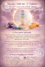 🌕 Disque de Sélénite 7 Chakras – Énergie, Clarté & Harmonie