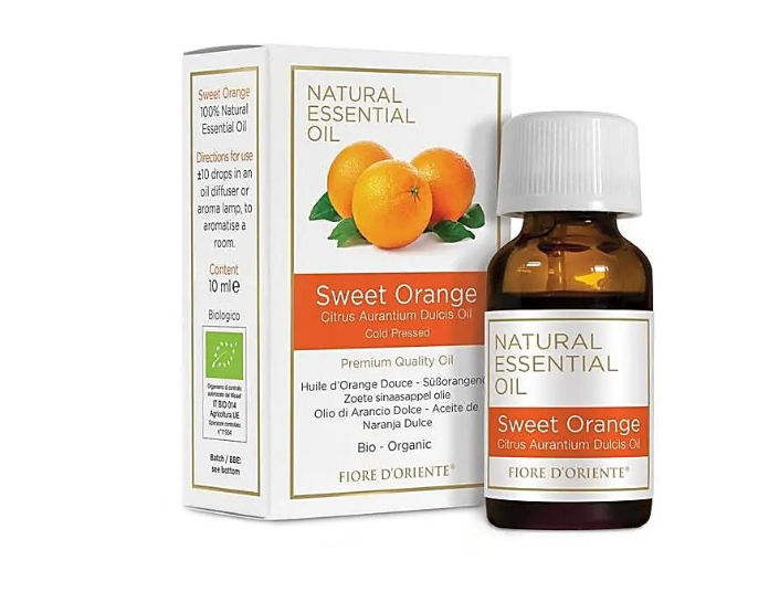 🍊 Huile Essentielle d'Orange Douce Bio – Fiore d’Oriente