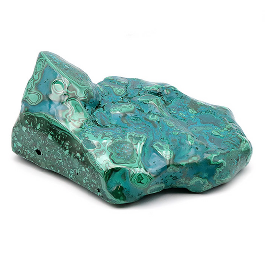 Sur commande - Forme Libre N°0841 – Malachite & Chrysocolle Polie – AAA – 4 290 g 🌸