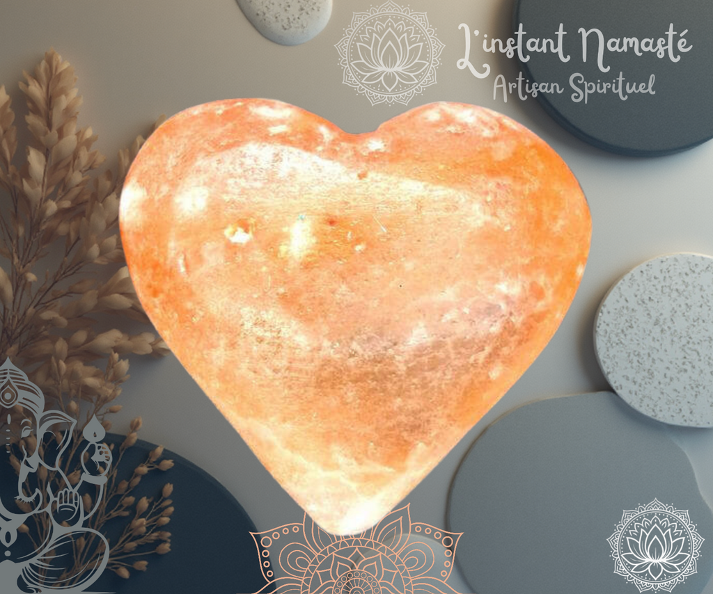 🧡 Savon de Sel Cœur Himalaya 200 g — Pureté & Douceur 🌊