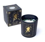 🌸 Bougie d’Intention Jasmin & Oudh avec Jade – Éveil Spirituel & Harmonie Intérieure 💚