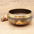 🕉️ Bol Chantant “Les Cinq Bouddhas” – 160 mm