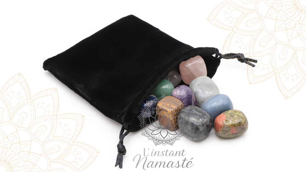 Pochon Découverte – 11 pierres roulées ✨