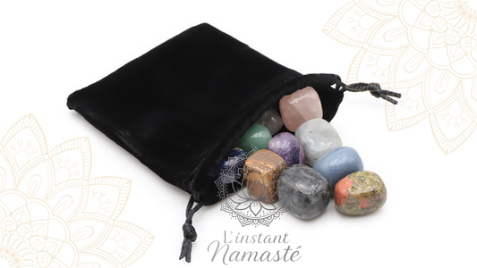 Pochon Découverte – 11 pierres roulées ✨