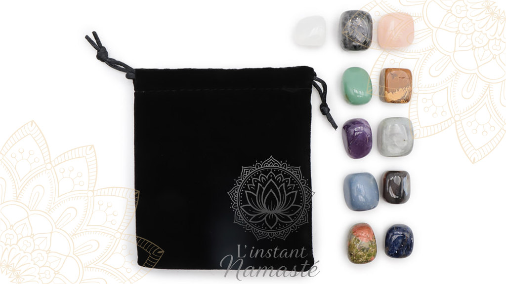 Pochon Découverte – 11 pierres roulées ✨