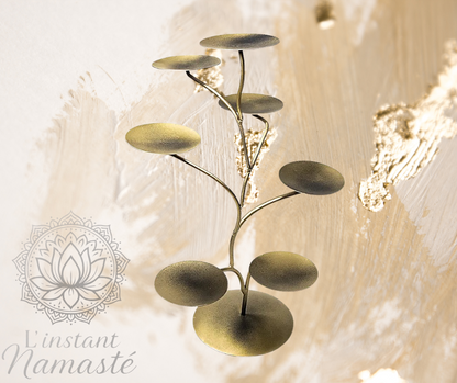 Chakras Lotus Présentoir métallique 🌈